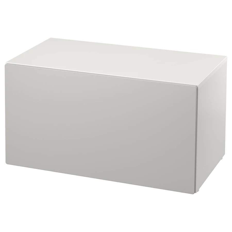 Шкаф детский - IKEA SMÅSTAD/SMASTAD, 90x50x48 см, серый/белый, СМОСТАД ИКЕА (изображение №1)