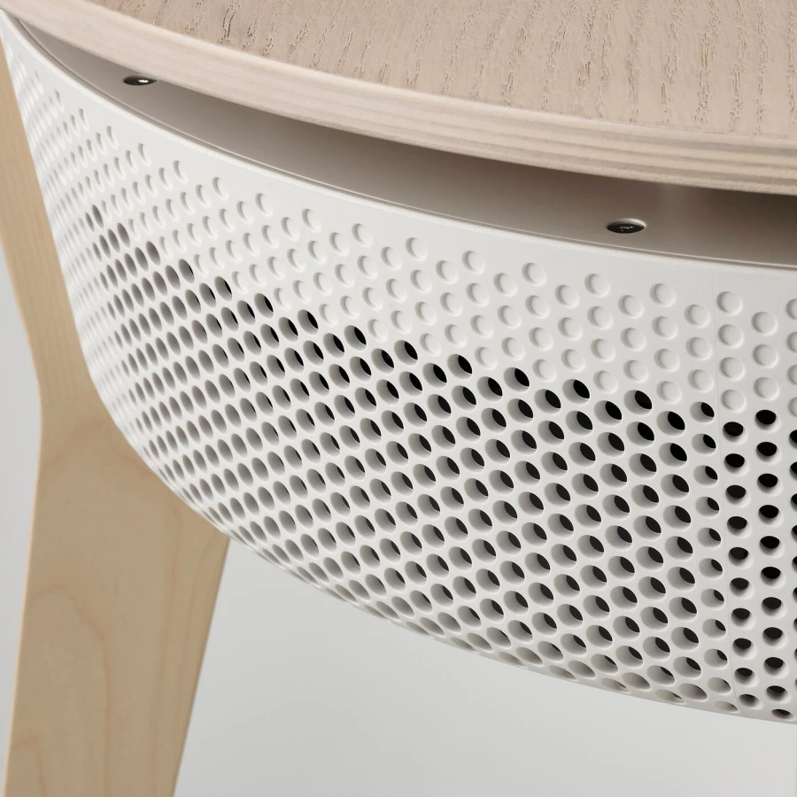 Стол с очистителем воздуха со сменным фильтром - IKEA STARKVIND, 56х56 см, белый, СТАРКВИНД ИКЕА (изображение №11)