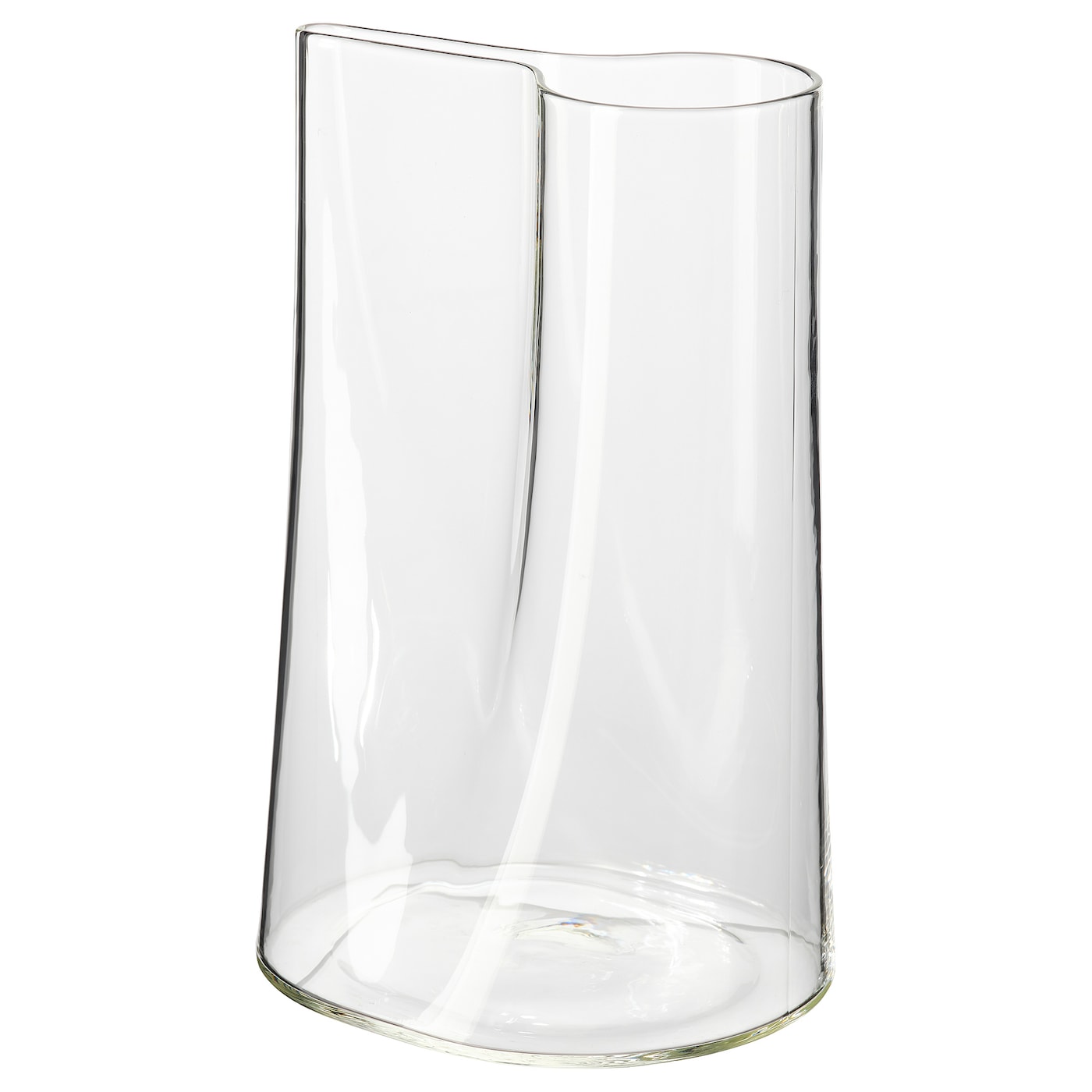 Стеклянная ваза - CHILIFRUKT IKEA/ ЧИЛИФРУКТ ИКЕА, 21 см, стекло