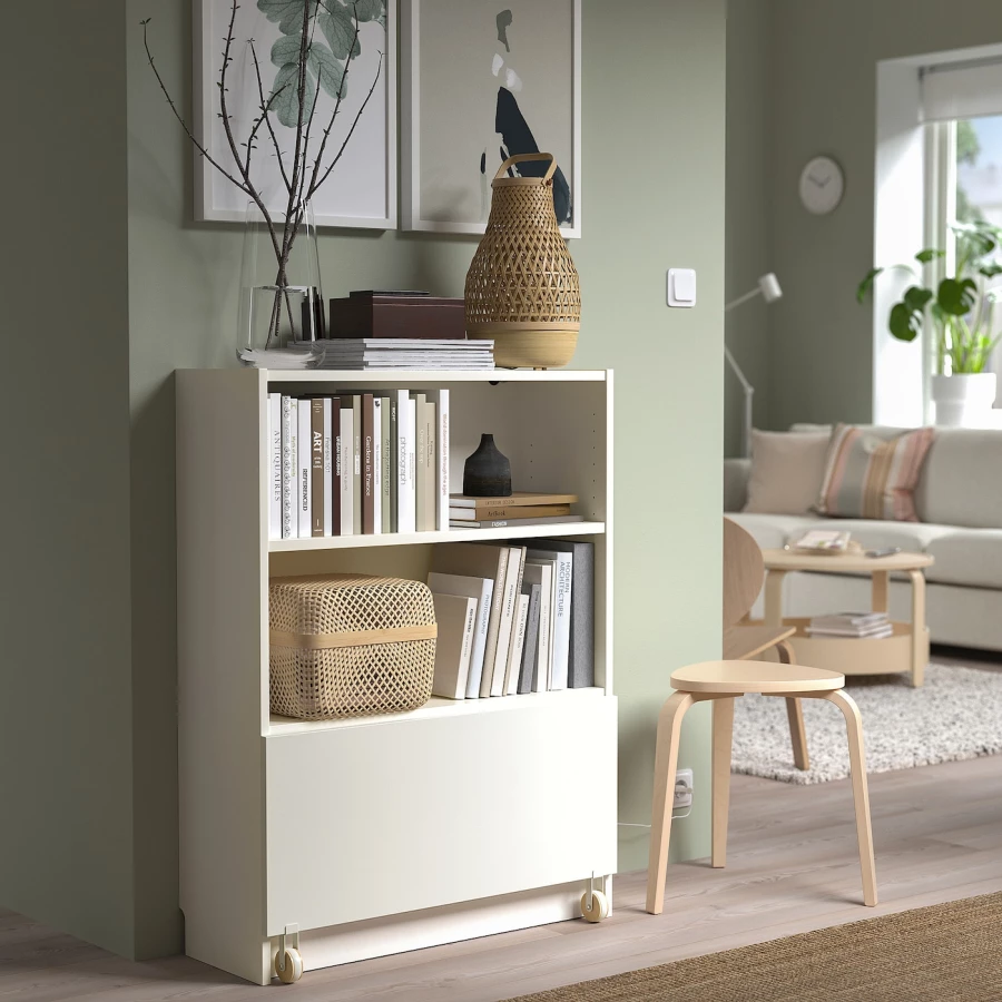 Ящик книжного шкафа - IKEA BILLY/БИЛЛИ ИКЕА, 43х28х80 см, белый (изображение №3)