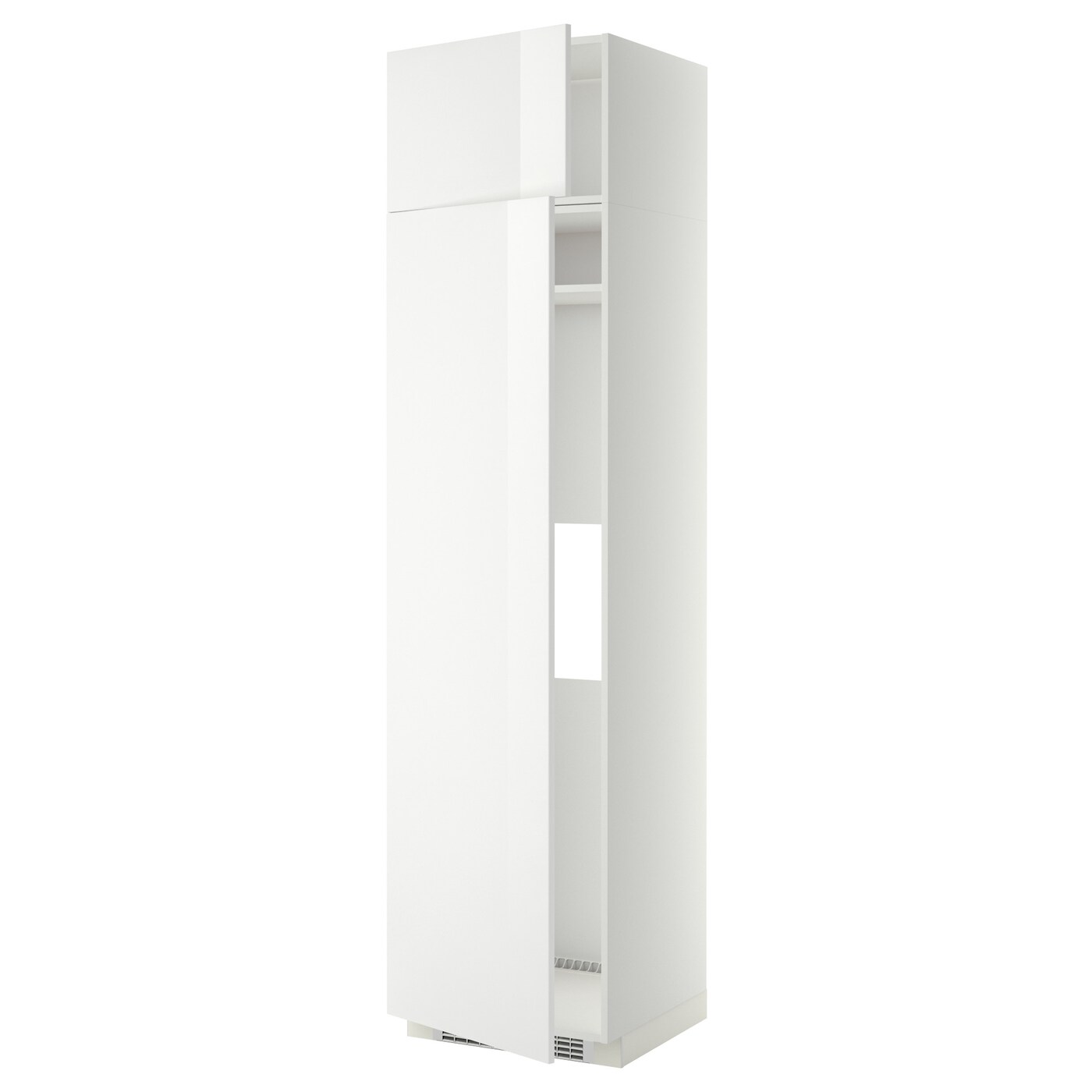 Высокий кухонный шкаф - IKEA METOD/МЕТОД ИКЕА, 240х60х60 см, белый