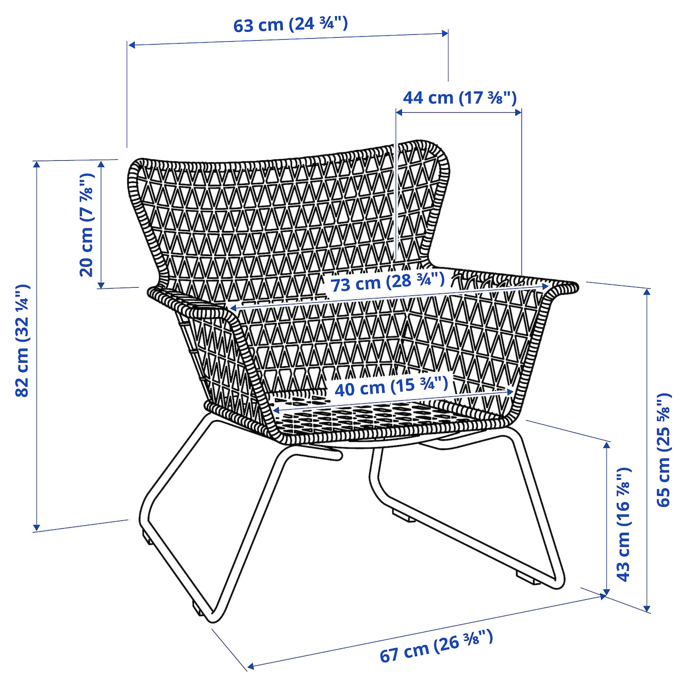 Ikea hogsten chair sale