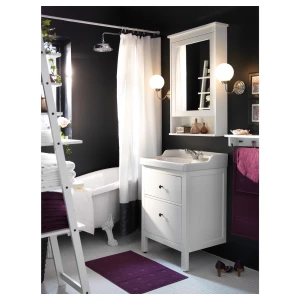 HEMNES Шкаф с зеркалом и дверцами ИКЕА