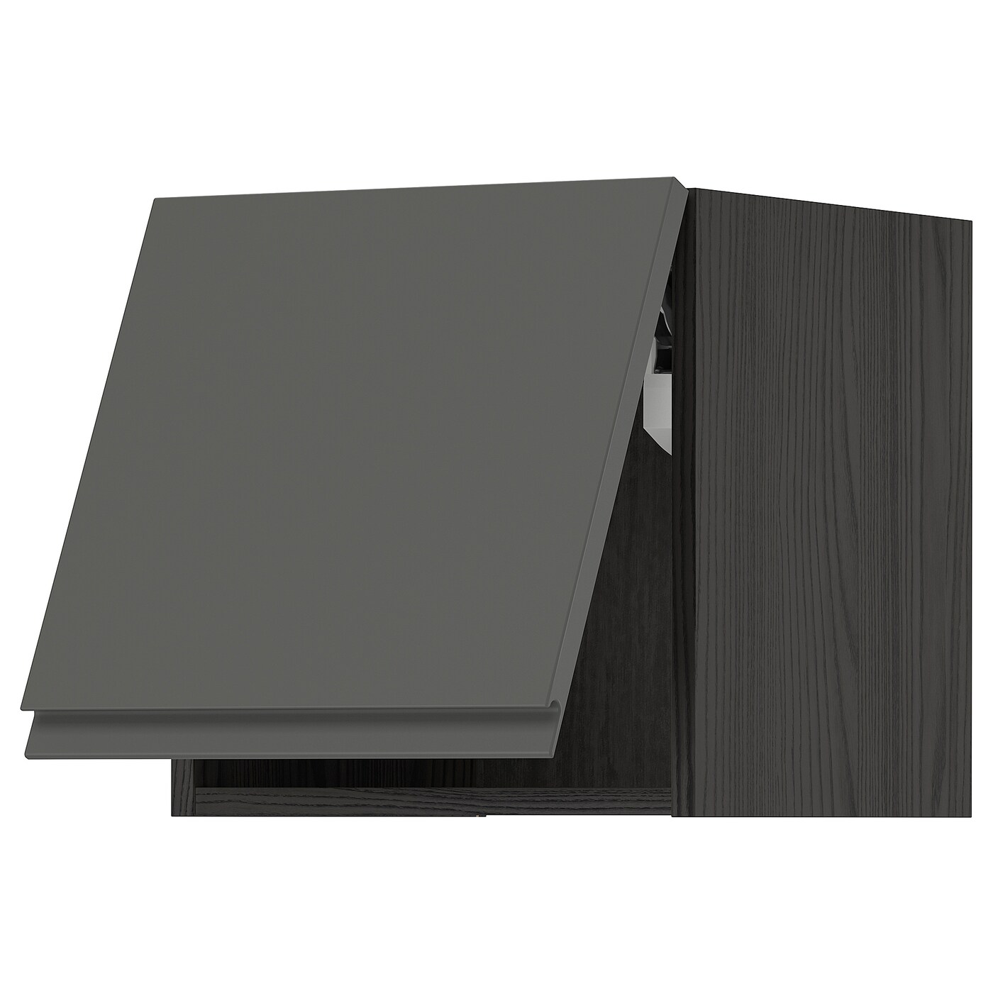 Шкаф навесной - METOD  IKEA/  МЕТОД ИКЕА, 40х40 см, черный/серый