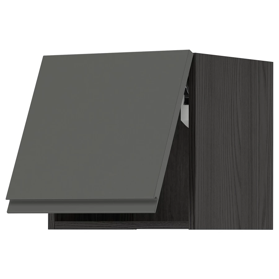 Шкаф навесной - METOD  IKEA/  МЕТОД ИКЕА, 40х40 см, черный/серый (изображение №1)