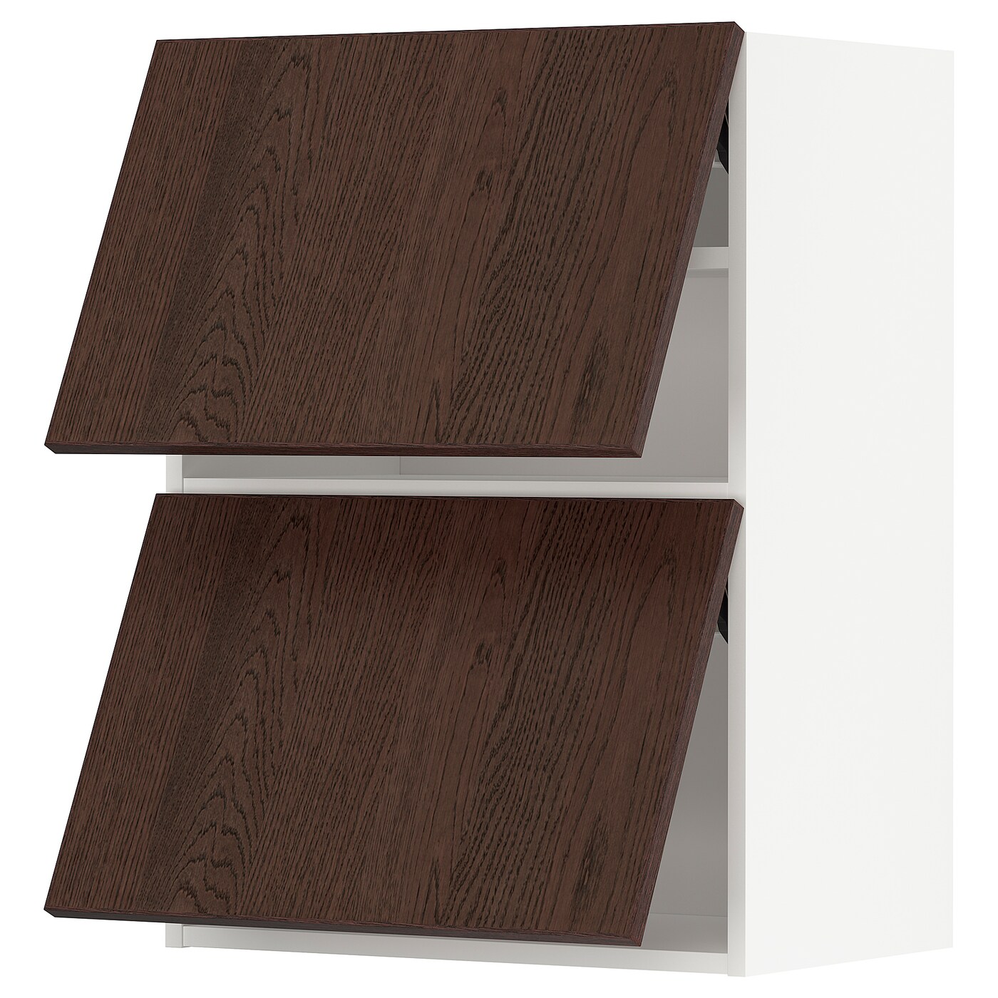 Навесной шкаф  - METOD IKEA/ МЕТОД ИКЕА, 80х60 см, белый/коричневый