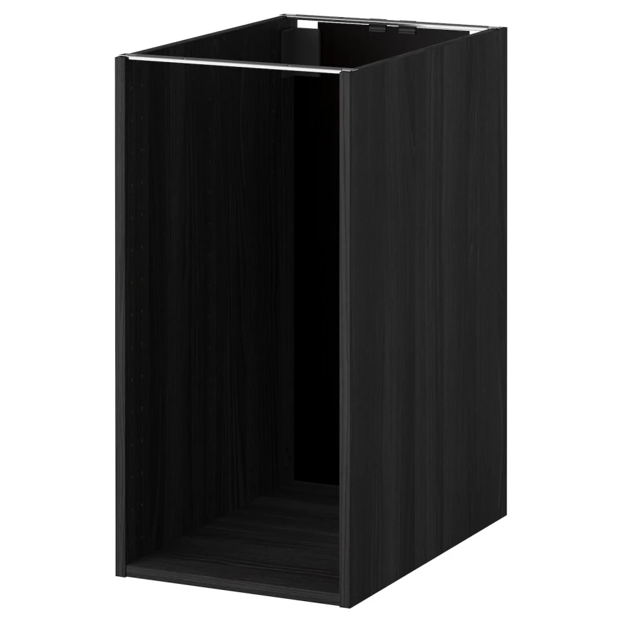 Каркас тумбы - METOD IKEA/МЕТОД ИКЕА, 80х40 см, черный (изображение №1)