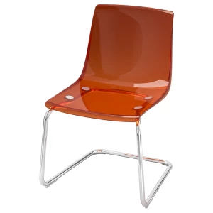 Стул - IKEA TOBIAS, 82х55х56 см, пластик прозрачный/хром, ТОБИАС ИКЕА