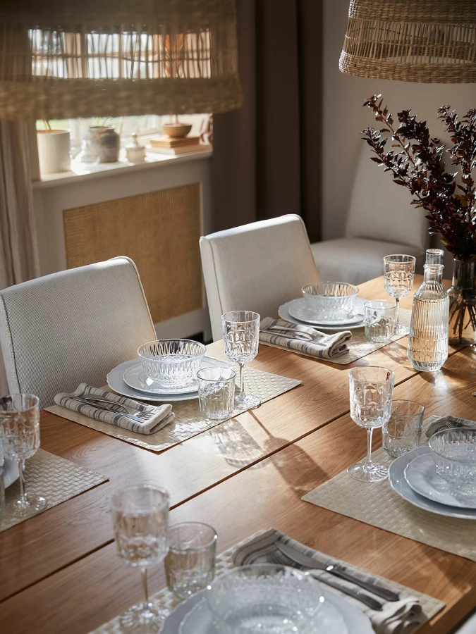Стол и 6 стульев - MÖCKELBY / BERGMUND IKEA/ МЕКЕЛЬБИ/БЕРГМУНД ИКЕА, 235х100 см, дерево (изображение №3)