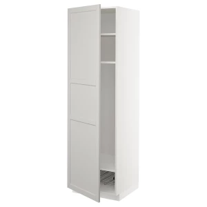 Шкаф для встроенной техники - IKEA METOD, 208x62x60см, белый, МЕТОД ИКЕА