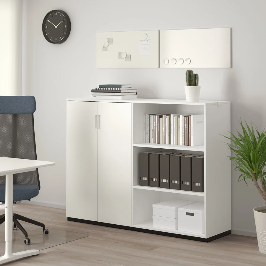 Шкаф для документов - IKEA GALANT/ГАЛАНТ ИКЕА, 120х45х160 см, белый (изображение №2)