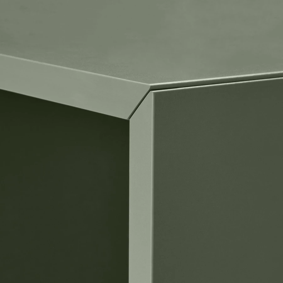 Комбинация для хранения - EKET IKEA/ ЭКЕТ ИКЕА,  35х70 см,  темно-серый/зеленый (изображение №4)