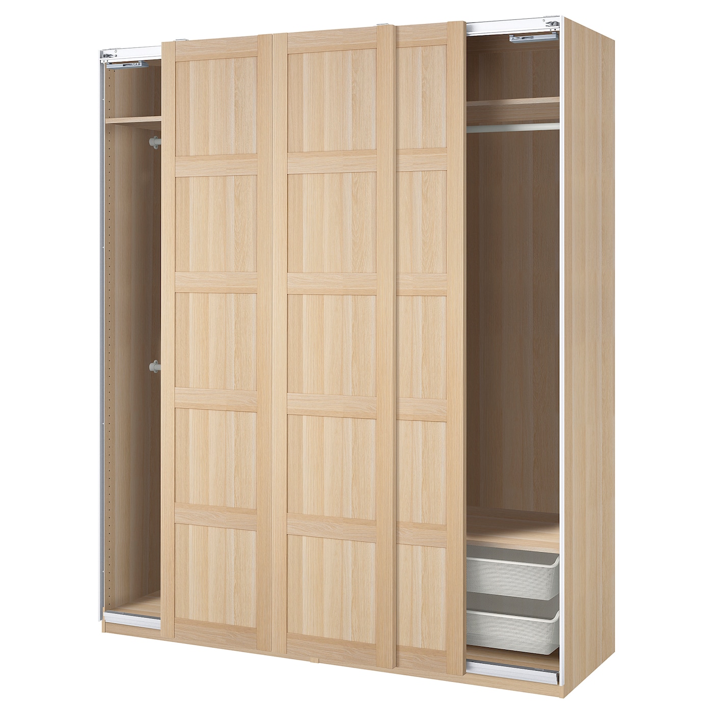 Шкаф - IKEA PAX/BERGSBO/ПАКС/БЕРГСБО ИКЕА, 66х200х236,4 см, светло-коричневый