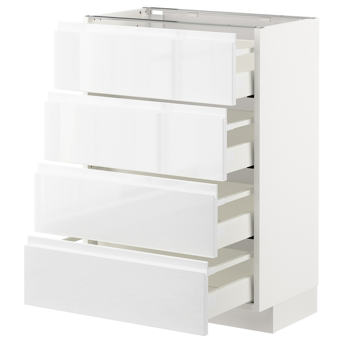 Напольный кухонный шкаф  - IKEA METOD MAXIMERA, 88x39,1x60см, белый, МЕТОД МАКСИМЕРА ИКЕА