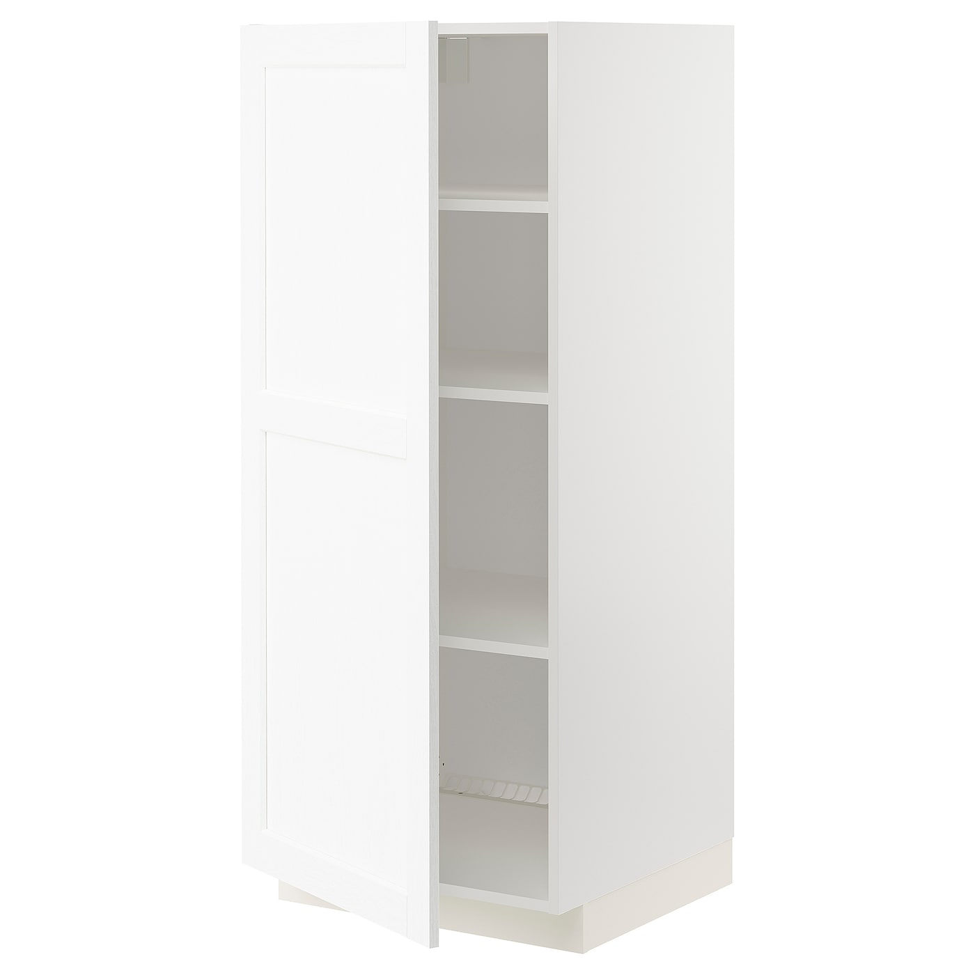 Напольный кухонный шкаф с полками - IKEA METOD/МЕТОД ИКЕА, 140х60х60 см, белый