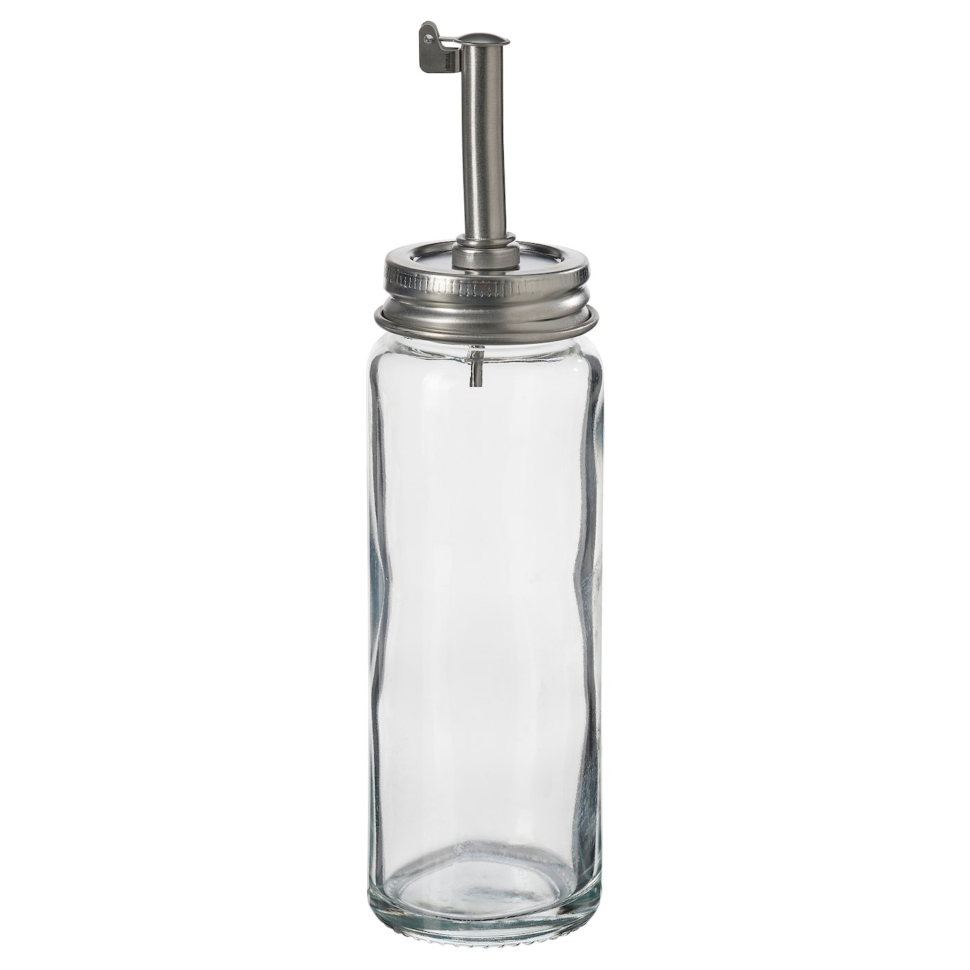 Бутылка для масла с дозатором - IKEA CITRONHAJ, 16 см, стекло/нержавеющая сталь, ЦИТРОНХАЙ ИКЕА