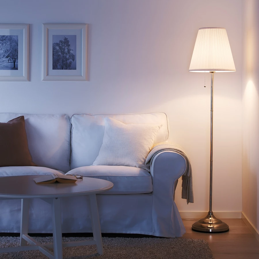 Напольные светильники - ÅRSTID / АRSTID IKEA/ ОРСТИД ИКЕА, 155  см, белый (изображение №2)