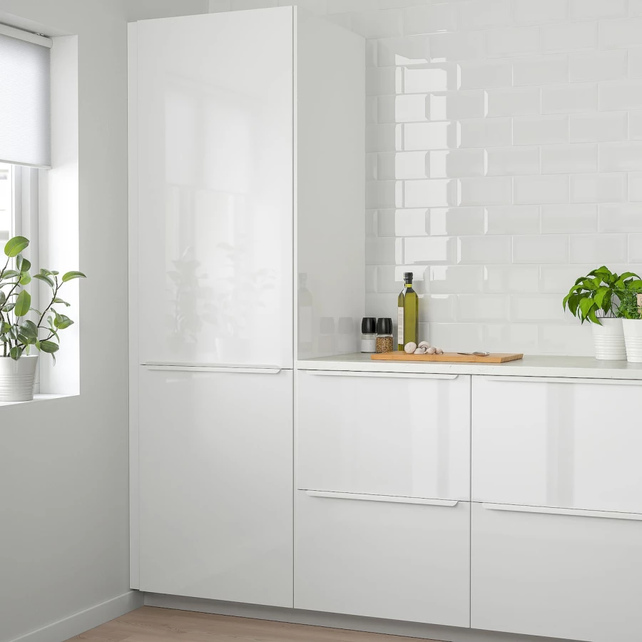 Дверца - IKEA RINGHULT, 80х30 см, белый, РИНГХУЛЬТ ИКЕА (изображение №4)