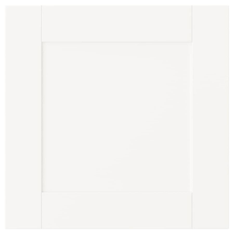 Дверца - SANNIDAL IKEA/ САННИДАЛЬ ИКЕА,  40x40 см, белый (изображение №1)