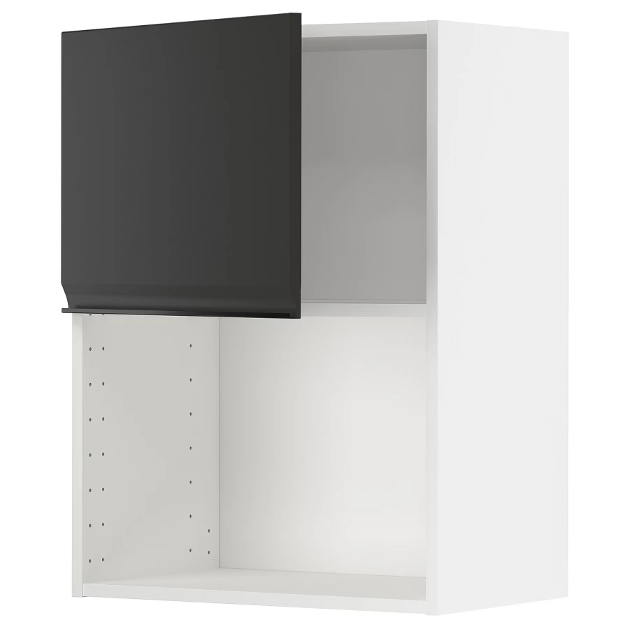 METOD Навесной шкаф - METOD IKEA/ МЕТОД ИКЕА, 80х60 см, белый/черный (изображение №1)