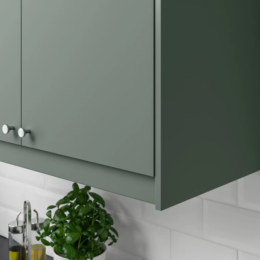 Полоса декоративная закругленная - BODARP IKEA/ БОДАРП ИКЕА, 221х6 см, зеленый (изображение №3)