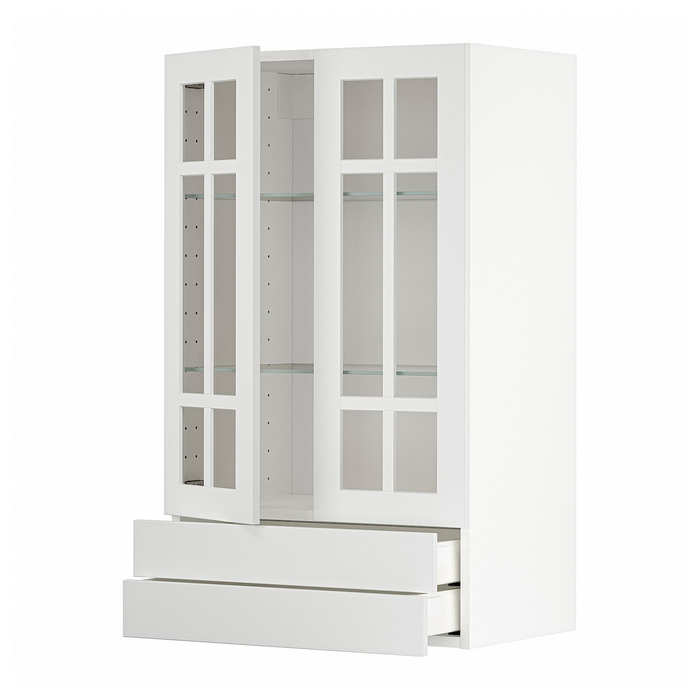 Шкаф - METOD / MAXIMERA IKEA/  МЕТОД/МАКСИМЕРА ИКЕА, 100х60 см, белый