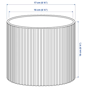 Второе фото. IKEA DAKSJUS Цветочный горшок ИКЕА , зеленый