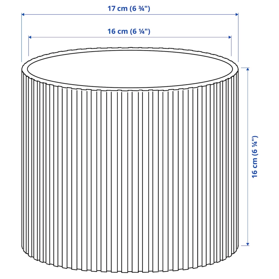 IKEA DAKSJUS Цветочный горшок ИКЕА , зеленый (изображение №5)