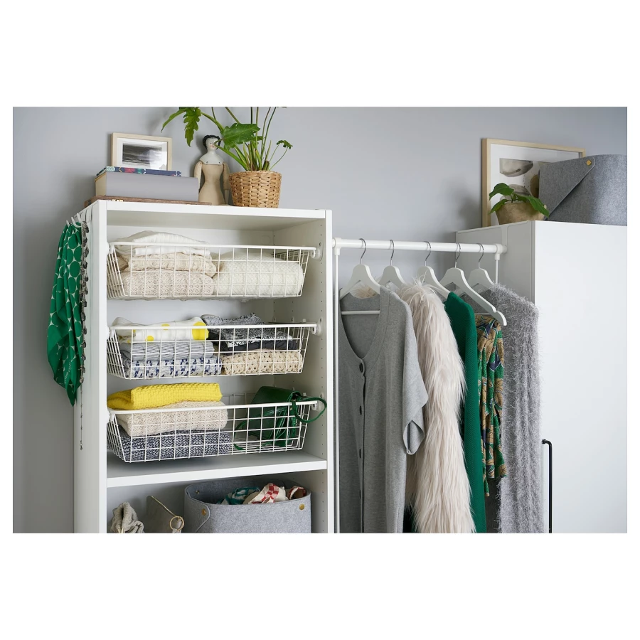 Вешалка для одежды - BUMERANG  IKEA/ БУМЕРАНГ ИКЕА, 43 см, белый (изображение №5)