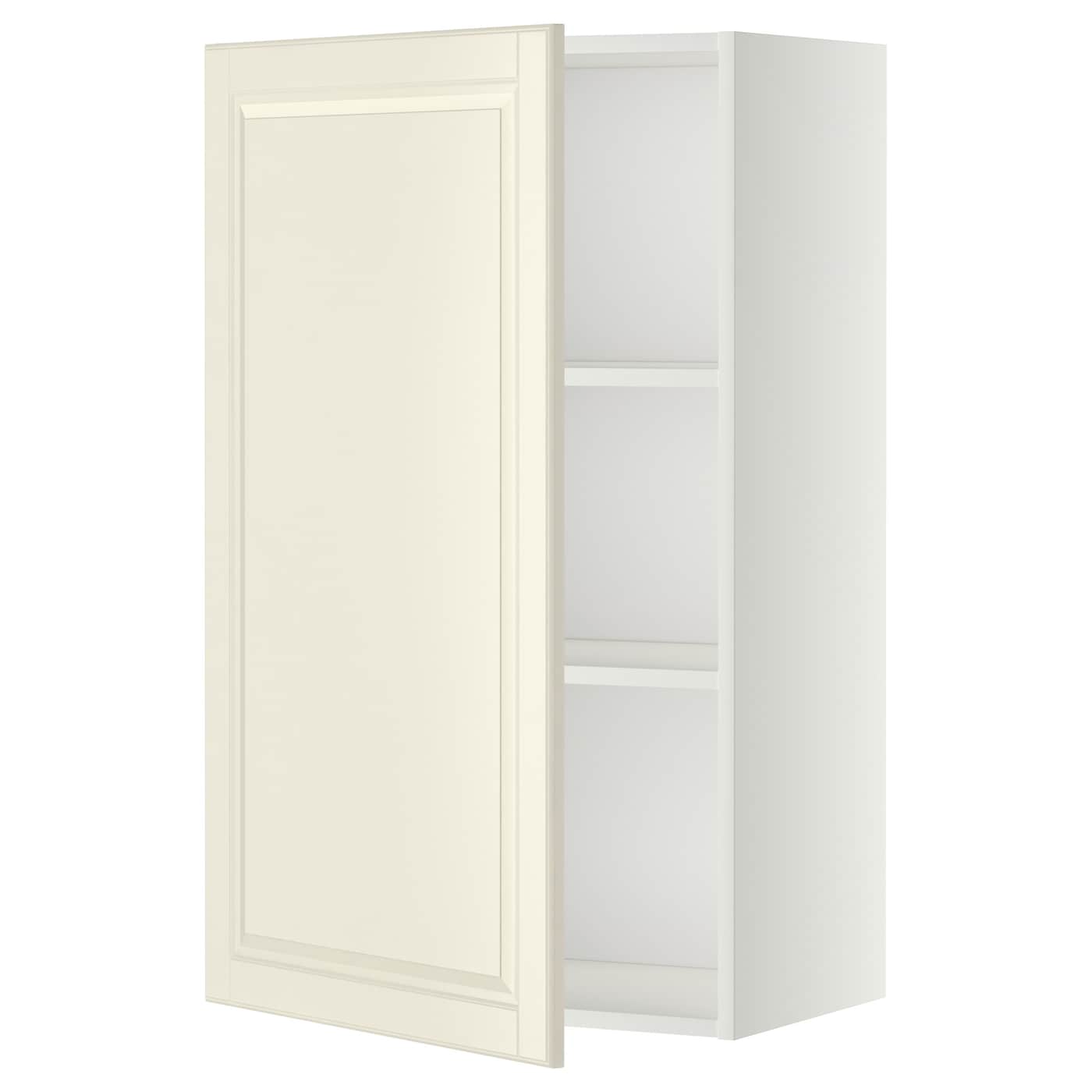 Навесной шкаф с полкой - METOD IKEA/ МЕТОД ИКЕА, 60х100 см, белый/кремовый