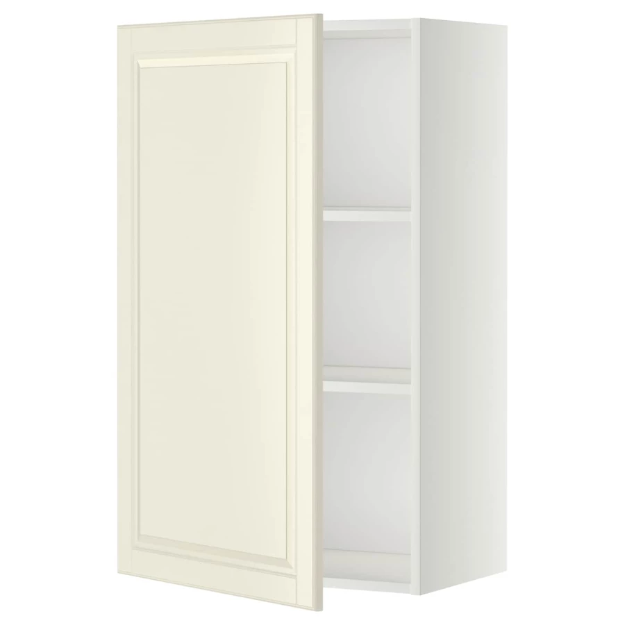Навесной шкаф с полкой - METOD IKEA/ МЕТОД ИКЕА, 60х100 см, белый/кремовый (изображение №1)
