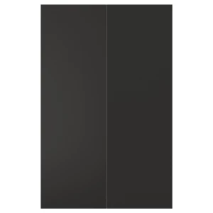 Дверца - NICKEBO IKEA/ МОРТВИКЕН ИКЕА, 80х26 см, черный