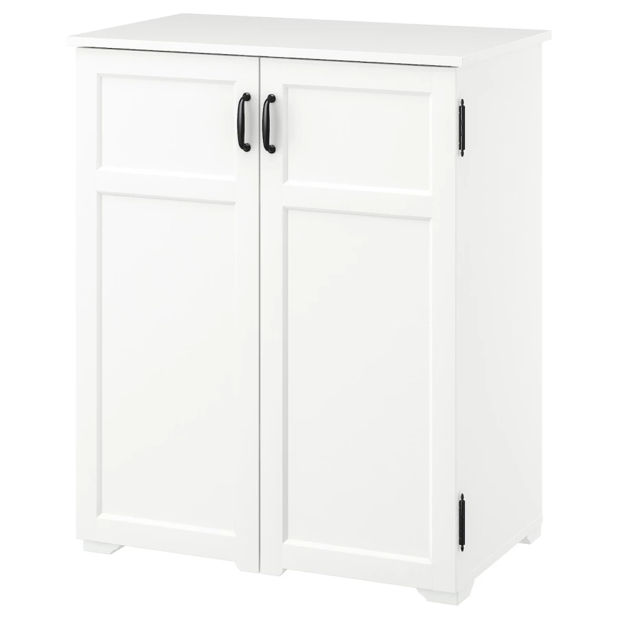 Шкаф с ящиком - GREÅKER /GREАKER  IKEA/ ГРОКЕР  ИКЕА,  84x101 см, белый (изображение №1)