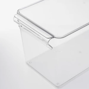 Второе фото. Контейнер для продуктов с крышкой - IKEA KLIPPKAKTUS, 32х14х25 см, прозрачный, КЛИППКАКТУС ИКЕА