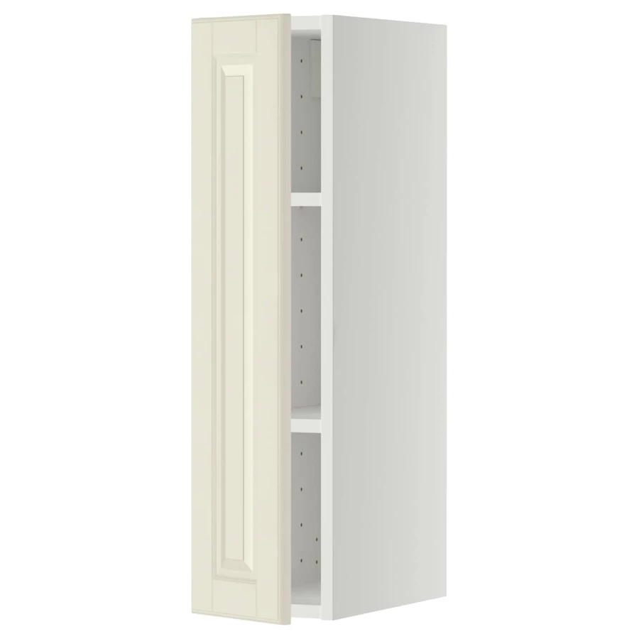 Навесной шкаф с полкой - METOD IKEA/ МЕТОД ИКЕА, 80х20 см, белый/кремовый (изображение №1)
