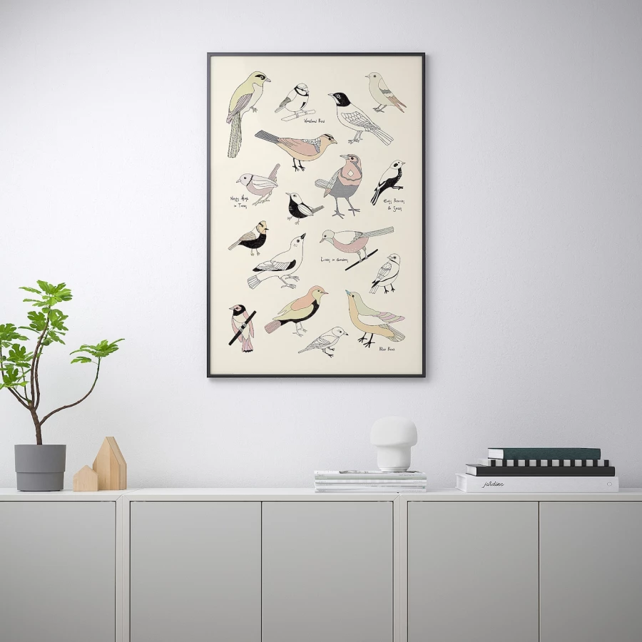 Постер - IKEA BILD, 61х91 см, «Жизнь птиц», БИЛЬД ИКЕА (изображение №3)