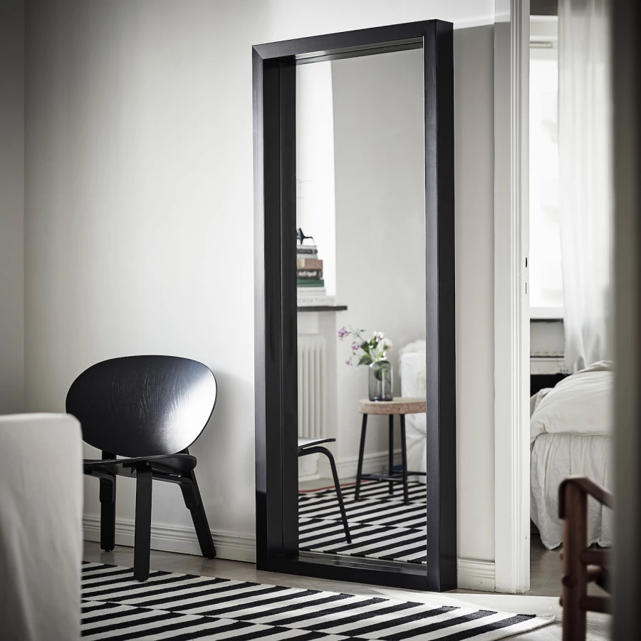 Зеркало - SANDTORG IKEA/ САНДТОРГ ИКЕА,  180х75 см, черный (изображение №3)