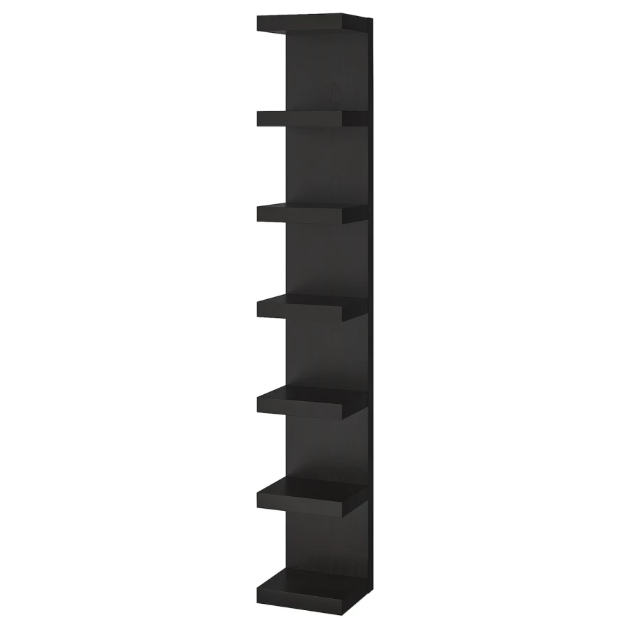 Полка настенная без ножки - IKEA LACK, 30x190 см, коричневый, Лакк ИКЕА (изображение №1)