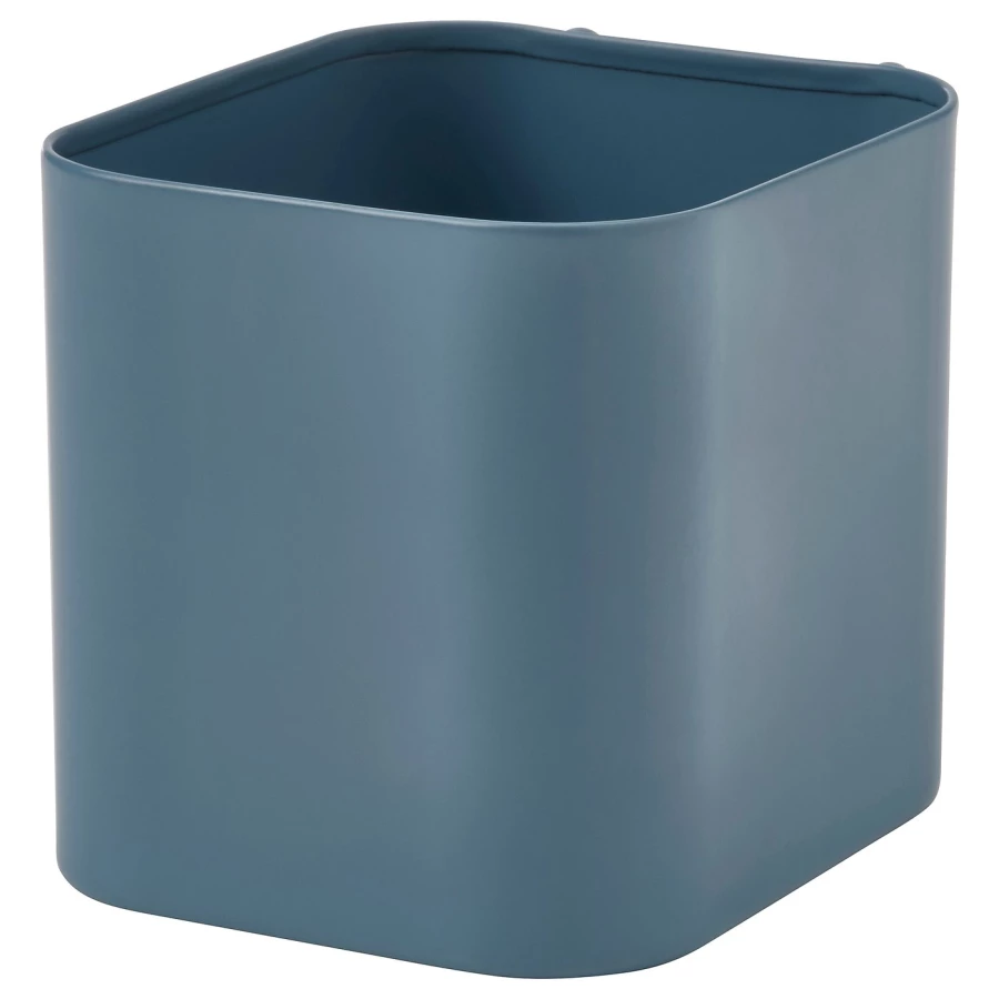 Контейнер IKEA SKÅDIS/СКОДИС ИКЕА, 7,5х9х8 см, синий (изображение №1)
