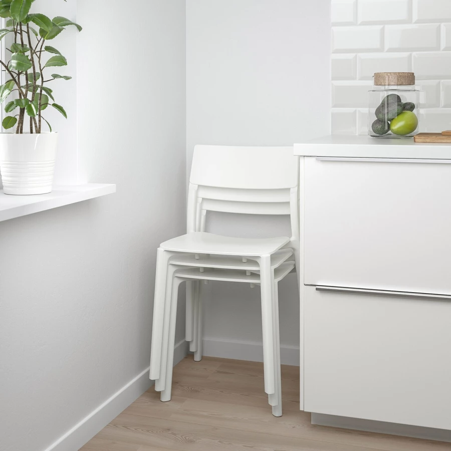 Кухонный стол - VANGSTA/JANINGE IKEA/ВАНГСТ/ЙАНИНГЕ ИКЕА, 120х180 см, белый (изображение №6)