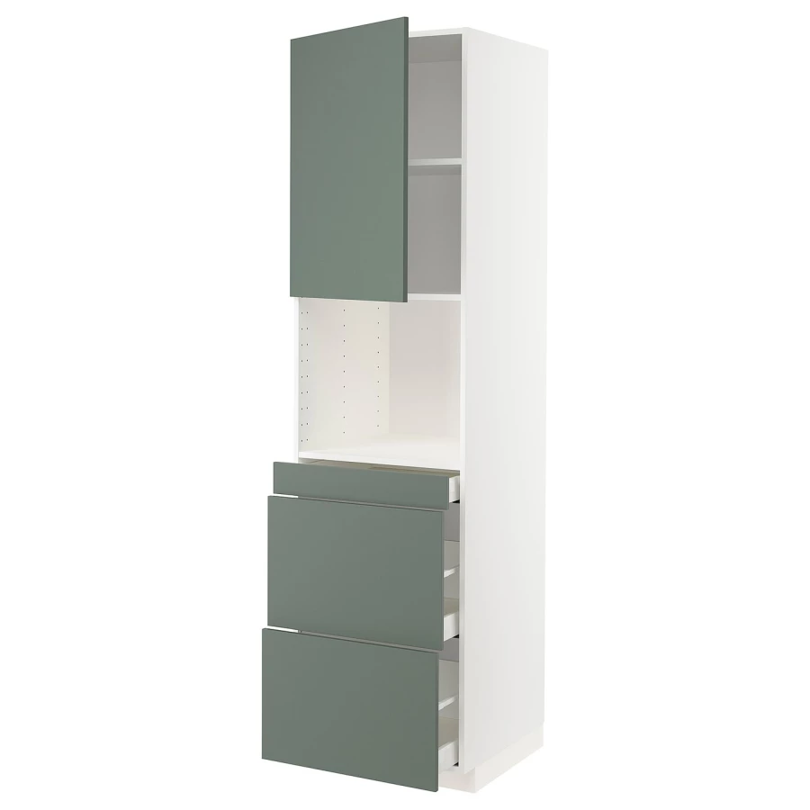 Шкаф - METOD / MAXIMERA  IKEA/ МЕТОД/МАКСИМЕРА  ИКЕА,  228х60 см, зеленый/белый (изображение №1)