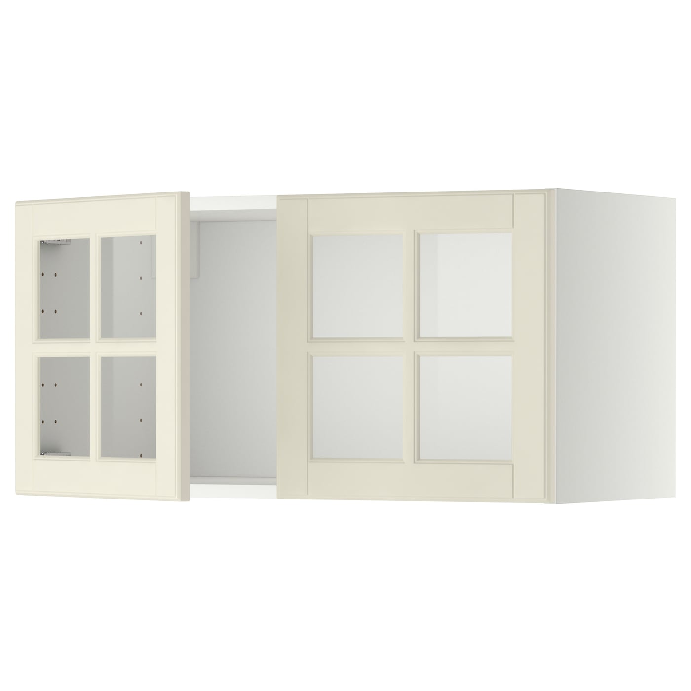 Навесной шкаф - METOD  IKEA/  МЕТОД ИКЕА, 40х80 см, белый/кремовый