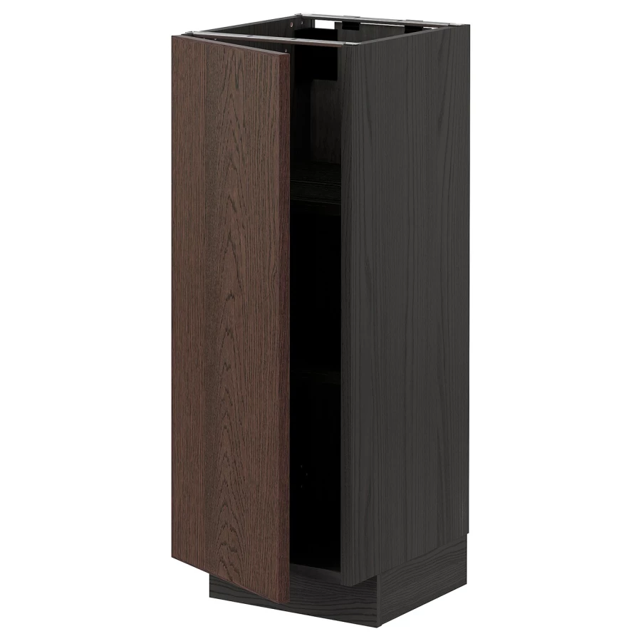 Напольный шкаф - METOD IKEA/ МЕТОД ИКЕА,  88х30 см, коричневый (изображение №1)
