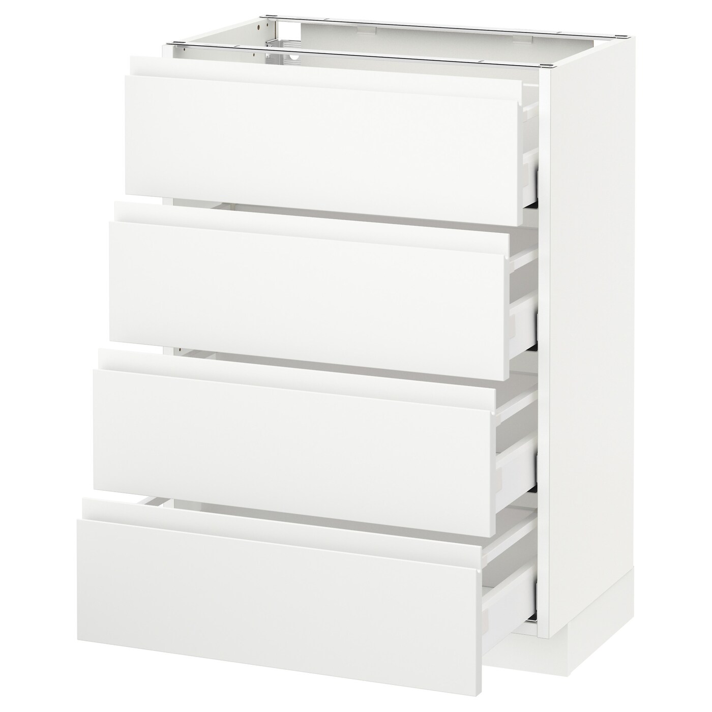 Напольный кухонный шкаф  - IKEA METOD MAXIMERA, 88x39x60см, белый, МЕТОД МАКСИМЕРА ИКЕА