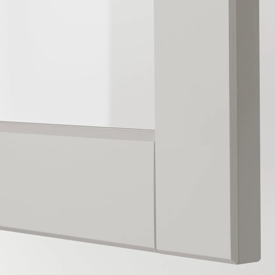 Навесной шкаф - METOD IKEA/ МЕТОД ИКЕА, 40х40 см, белый/светло-серый (изображение №2)
