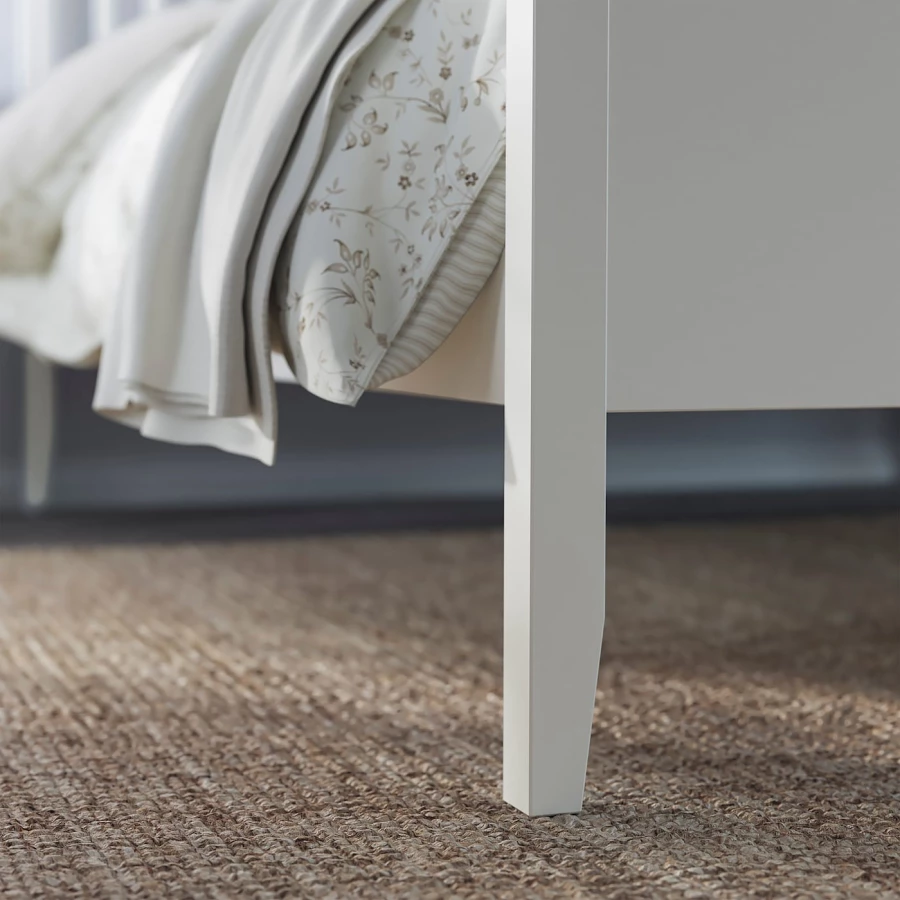 Комбинация мебели для спальни - IKEA IDANÄS/LINDBÅDEN/IDANAS/LINDBADEN, 200x140см, белый, ИДАНЭС/ЛИНДБАДЕН ИКЕА (изображение №4)