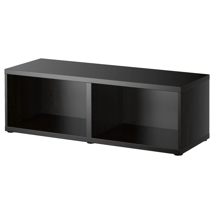 Каркас - IKEA BESTÅ/BESTA/БЕСТА/БЕСТО ИКЕА, 120x40x38 см, черный (изображение №1)