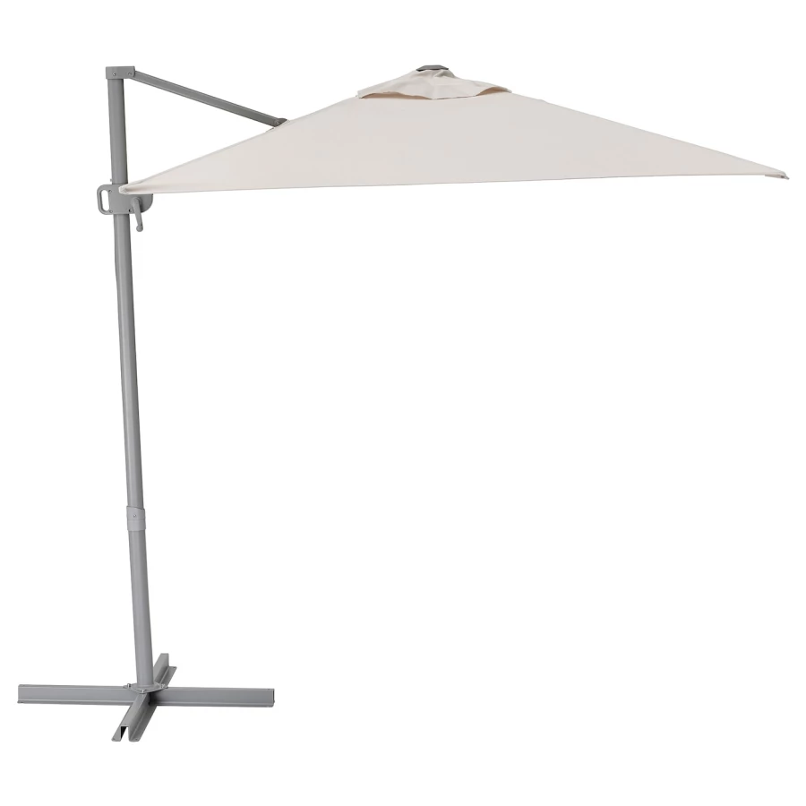 Зонт подвесной с основанием - SVALÖN / SVALОN IKEA/ СВАЛЕН ИКЕА, белый (изображение №1)