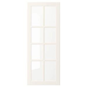 Дверца со стеклом - IKEA BODBYN, 100х40 см, кремовый, БУДБИН ИКЕА
