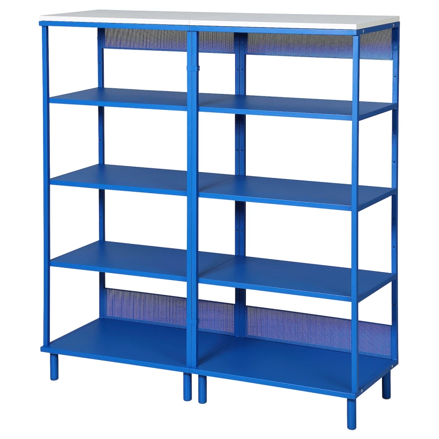 Стеллаж - IKEA PLATSA, 120х42х133 см, синий, ПЛАТСА ИКЕА (изображение №1)